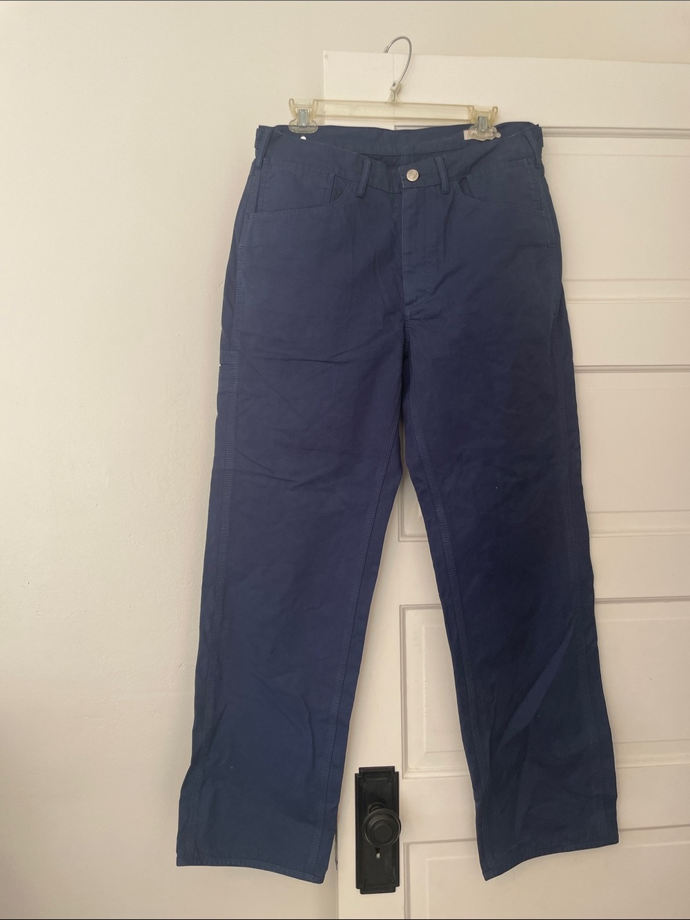 AYR Men's Navy Blue Chinos